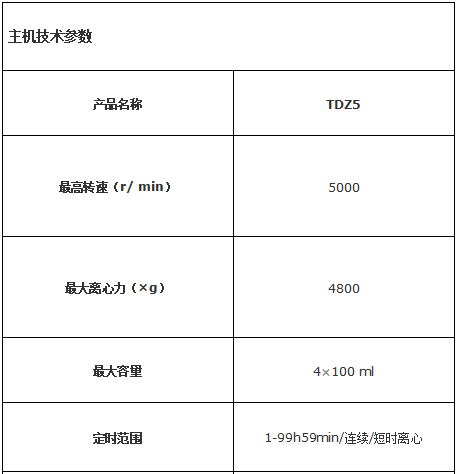 赫西TDZ5台式实验室低速离心机 赫西TDZ5台式实验室低速离心机